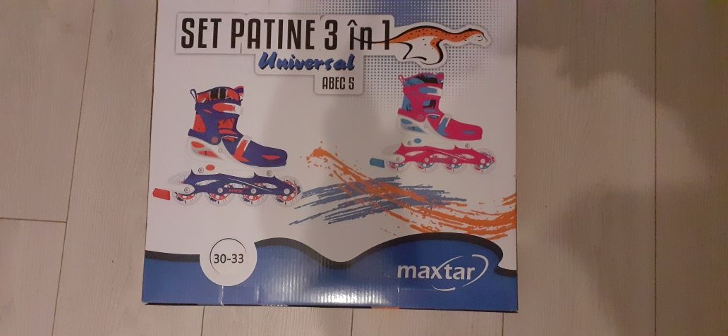 Role/Patine 3 în 1 MAXTAR 30-33 noi