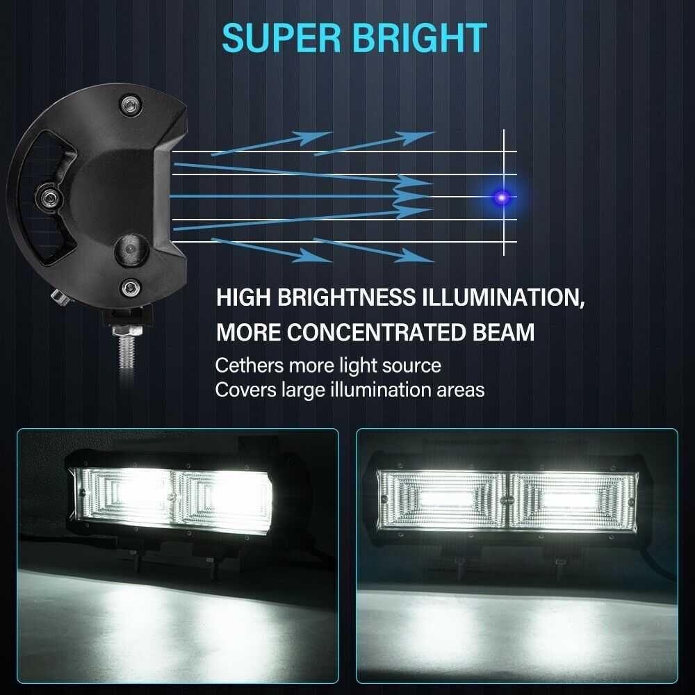 LED Халоген Диоден Фар Прожектор Халоген 144W 48 диода / 12-24V
