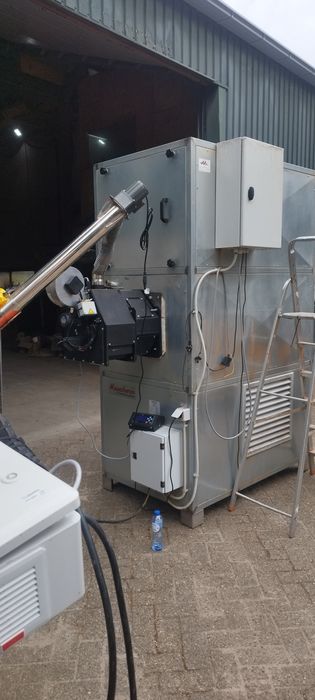 Generator aer cald pe peleți 100kW / 150kW / 200kW – vânzare sau închi
