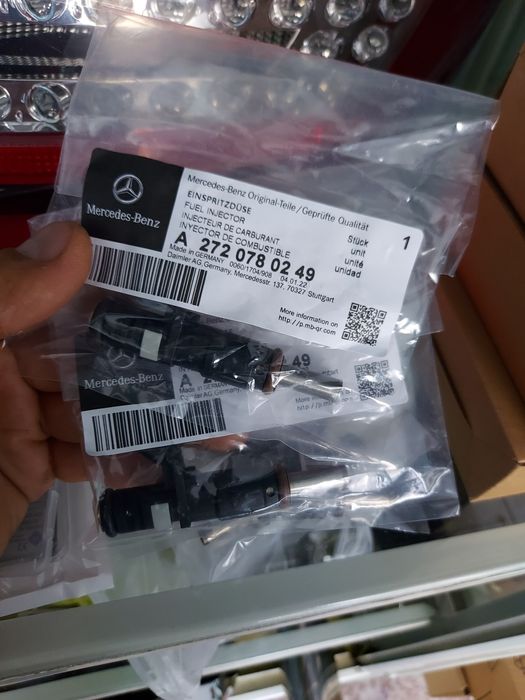 Форсунки на m273 мотор, W221,X164 ,S500,GL450 Mercedes