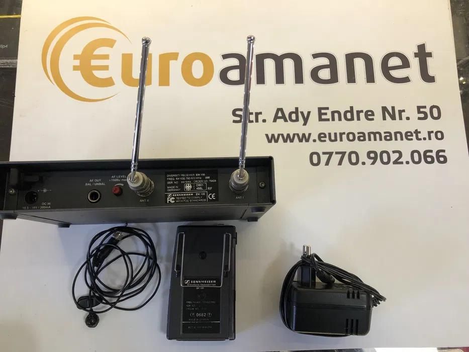 Microfon Sennheiser EM100 + Transmiter SK100 -A-