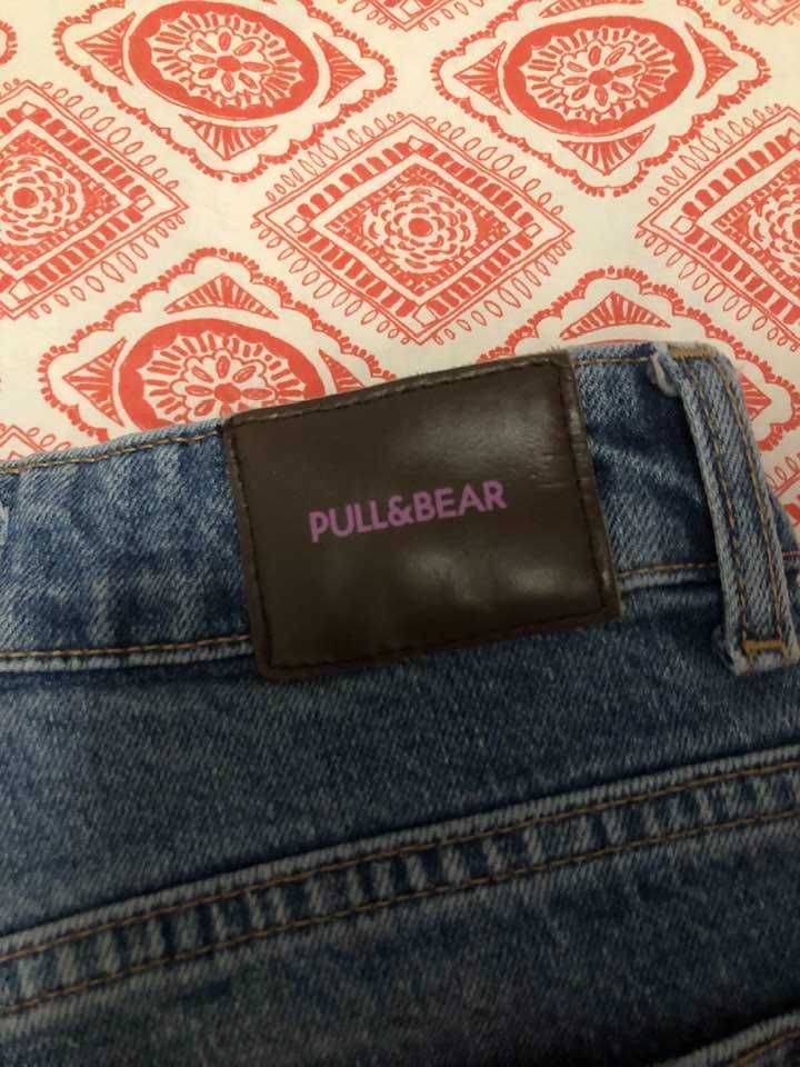 страхотни дънки висока талия Pull & Bear