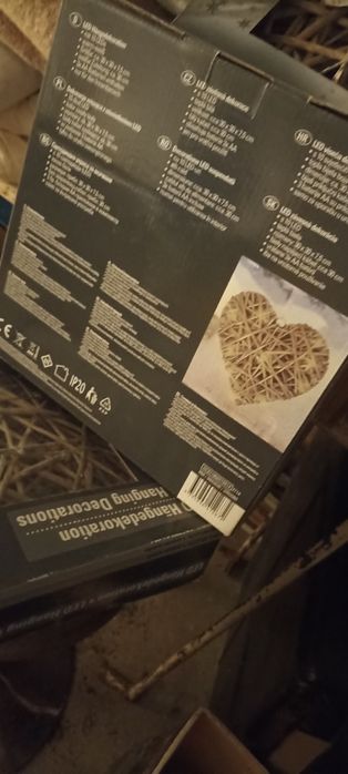 Vând inimioare led rustice