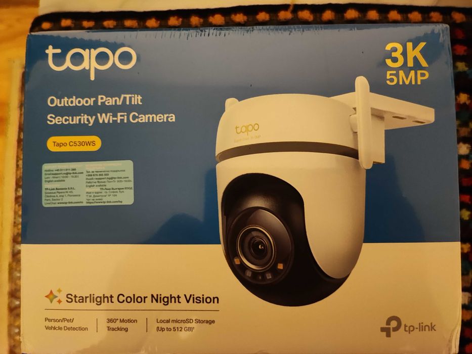 cameră supraveghere Tapo  C560WS C530WS 8/5mp 4K/3K nouă garanție