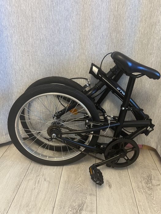 Bicicleta pliabila Fold 100 negru Btwin