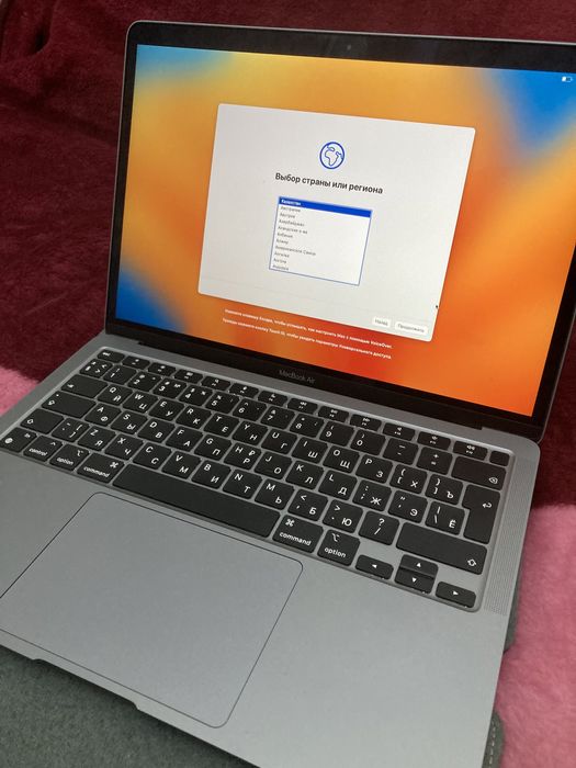 Macbook на M1 новый