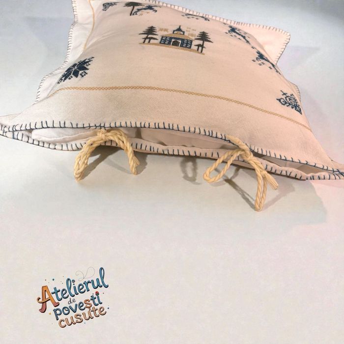 Pernuță de iarnă cusută manual