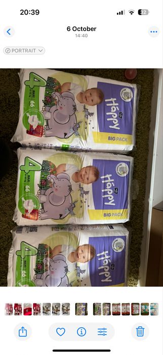 Pampers happy marime 4