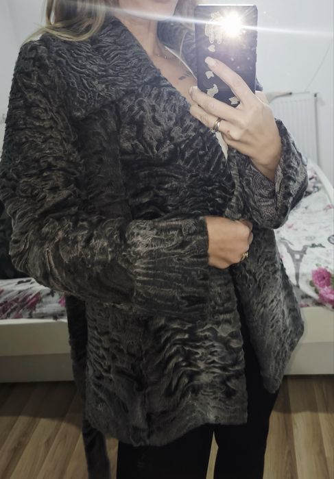 Blană naturală de astrahan