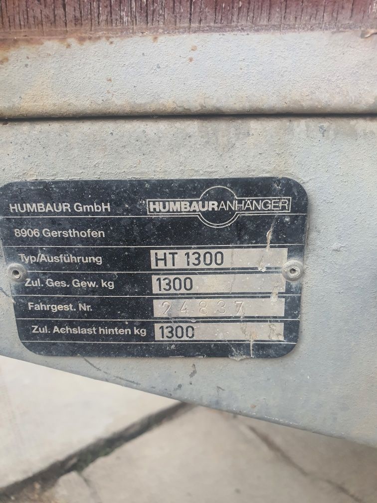 Remorca auto 1300kg