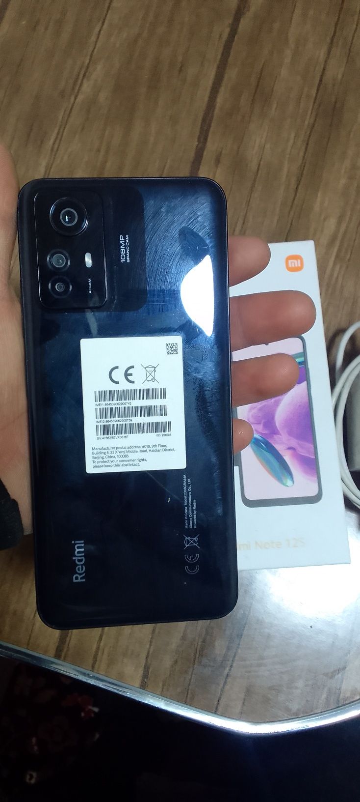 Redmi note 12 s 1 yil kafolati bn