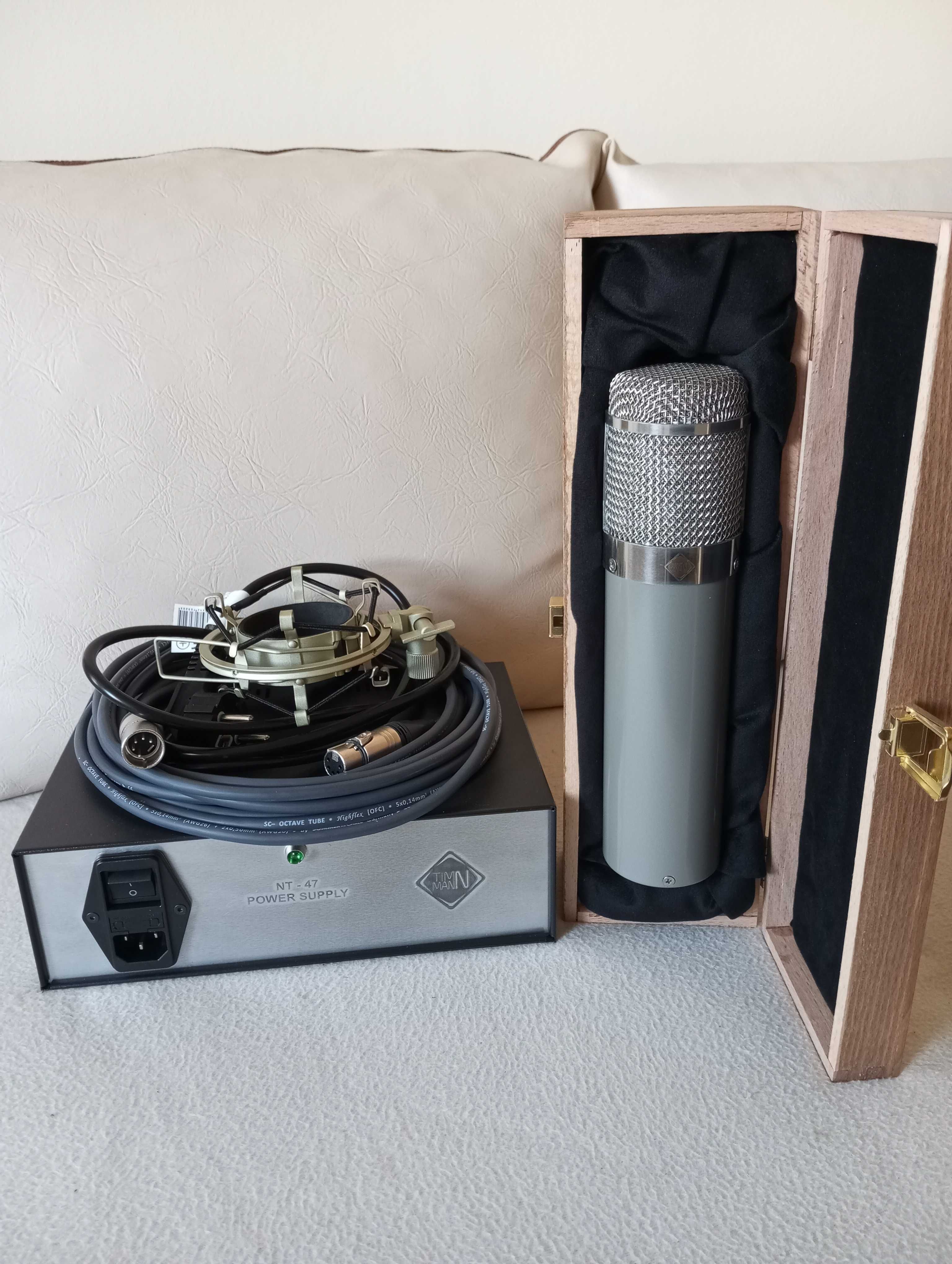 Timmann TU47, microfon pe lampă, Neumann, akg, rode