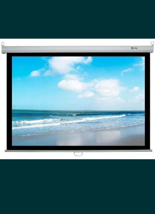 Моторизированный экран (полотно) для проектора 3x2,2м