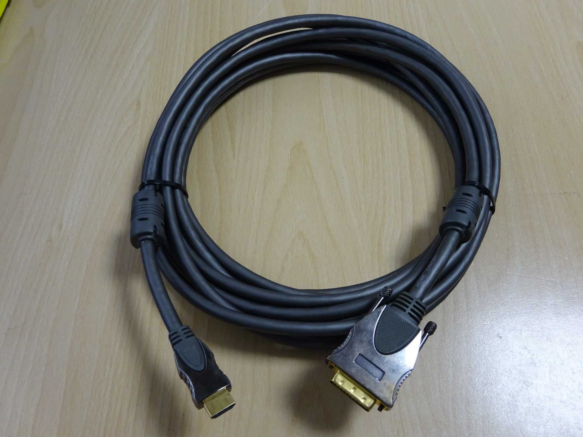 GOLDKABEL Professional HDMI DVI-D Cablu Adaptor 7,5 M Metri 3D 4K
