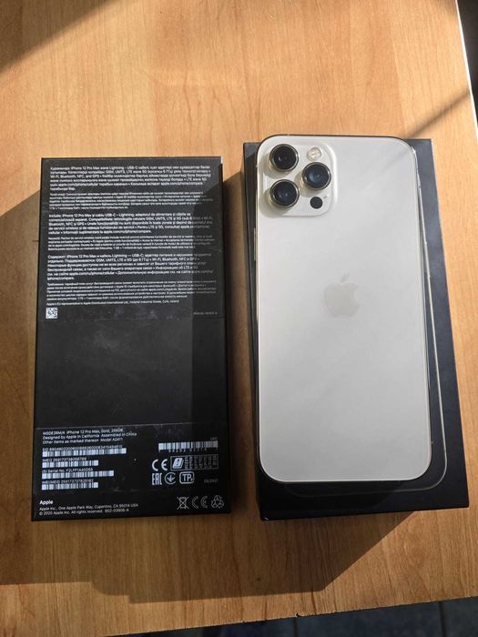 Iphone 12 ProMax  Gold 256 Gb   Sanatate baterie peste 85 %