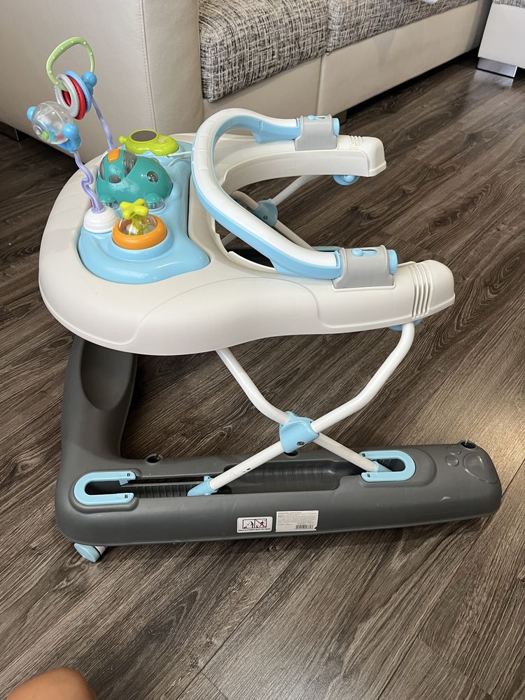 Cangaroo Детска музикална проходилка Melody 2 in 1 сива