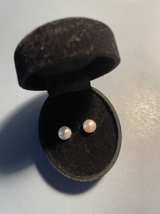 Cercei aur 14k si perla