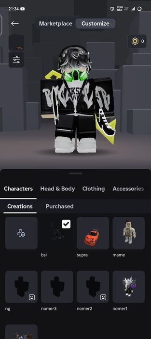 Продаётся акк в роблоксе