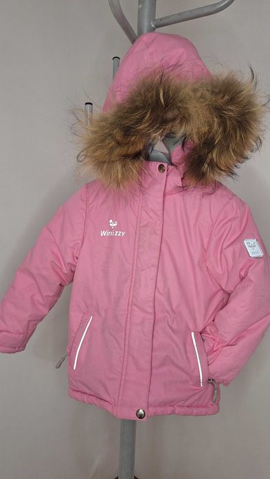 Зимняя куртка для девочки 104/110рост