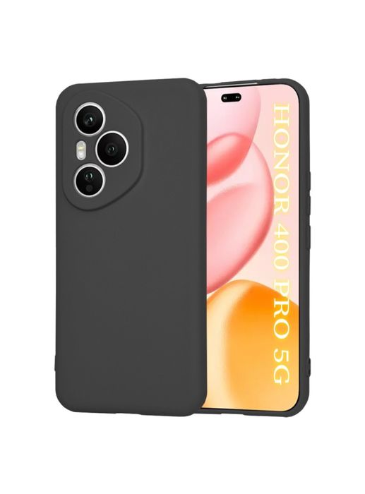 Honor 400 400 Lite 400 Pro - Husa Liquid cu Interior de Fin Neagra