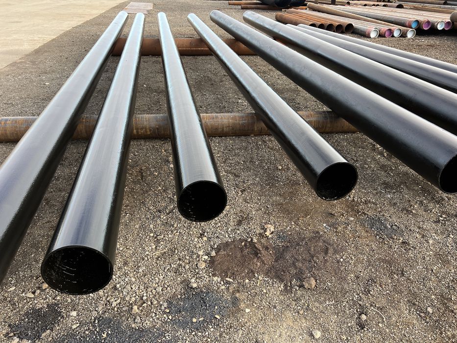 Vand teava metalica noua si recuperata in stare buna grunduita