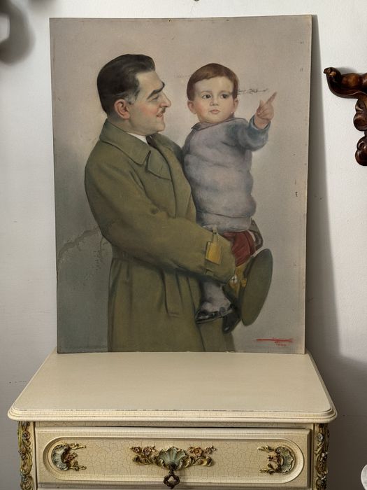 Tablou pictura portret vintage