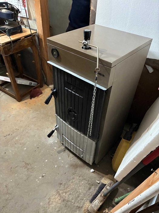 Котел на дърва и въглища RIMA.  Още в гаранция