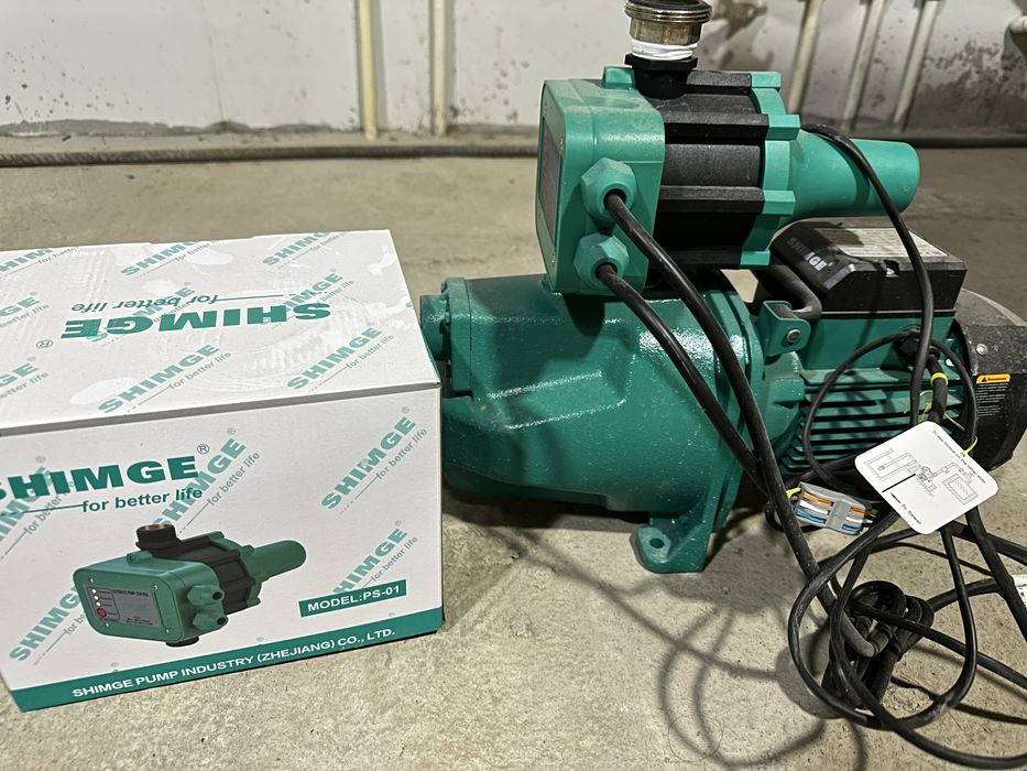 Прлаю насос полный комлект Shimge PS-01 . Состояние новый