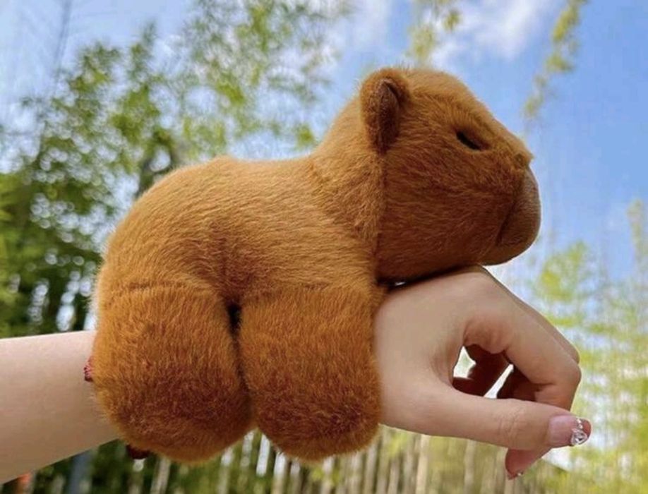 Set jucărie de pluș Capybara