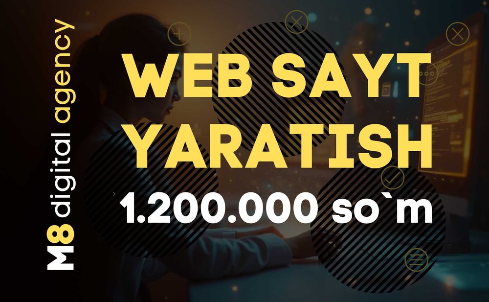 Biznesingiz uchun sayt — 1.2mln so‘m