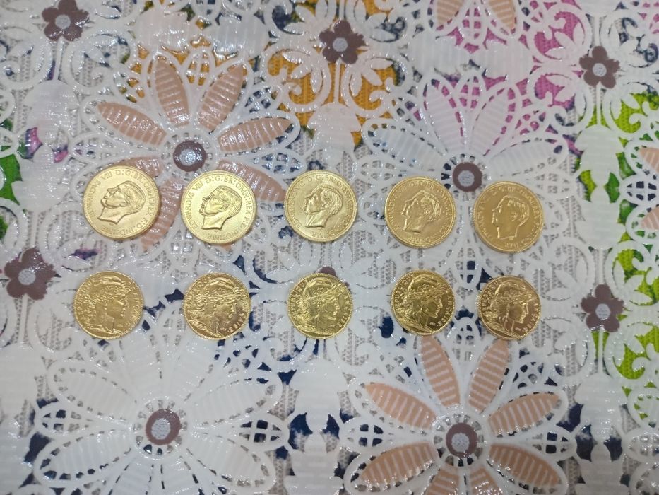 Vand monde placate cu aur de 24k 1/1 cu cele originale