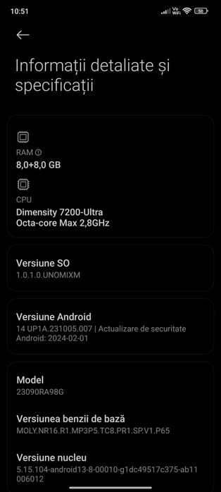 Vând schimb Xiaomi redmi note 13 pro plus 5g impecabil la cutie