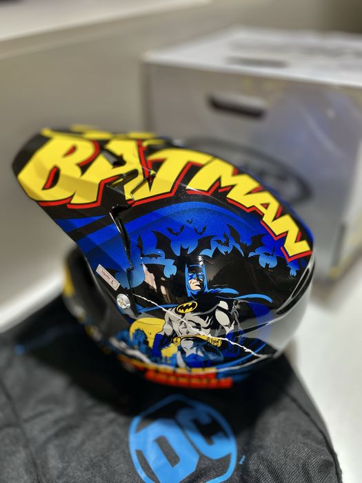 Casca cross copii omologata tematica DC Batman