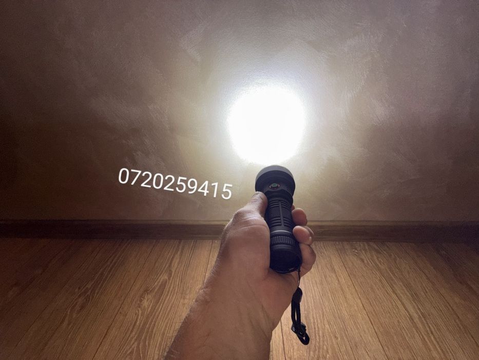 Lanterna Profesionala 19 LED-uri 3200LM, Reincarcabila + Cadou!