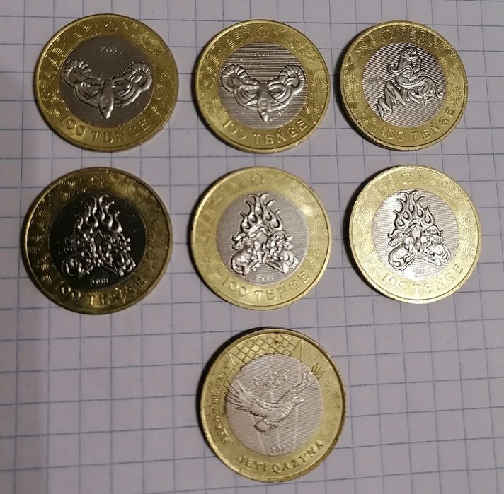 Тенге тиын 100 теңге