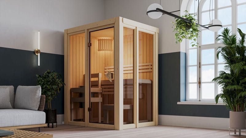 Вътрешна сауна Irava от Karibu, немско качество и уют у дома