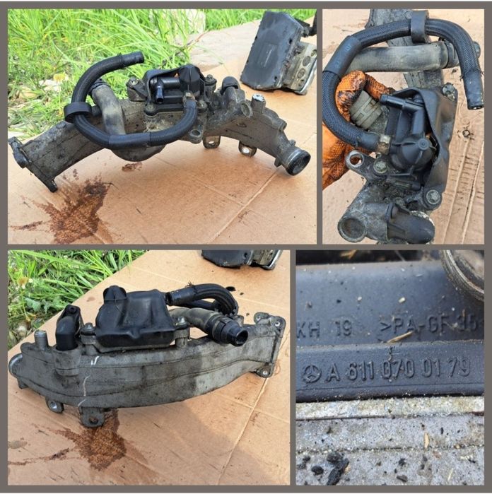 Piese anexe motor mercedes 2.2 cdi w203 electromotor turbina EGR