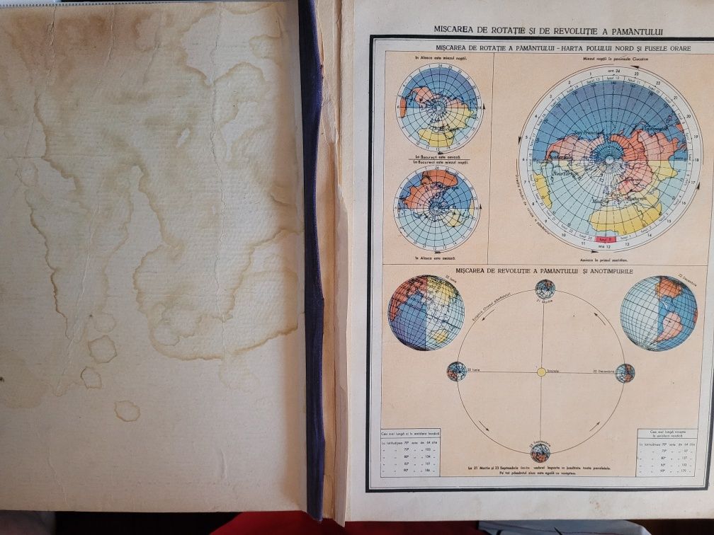 Atlas geografic 1953 și Glob pamantesc