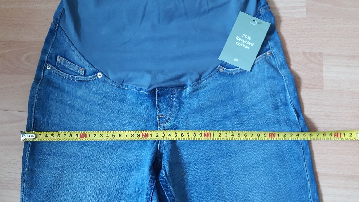 Нови дънки за бременни h&m, размер М