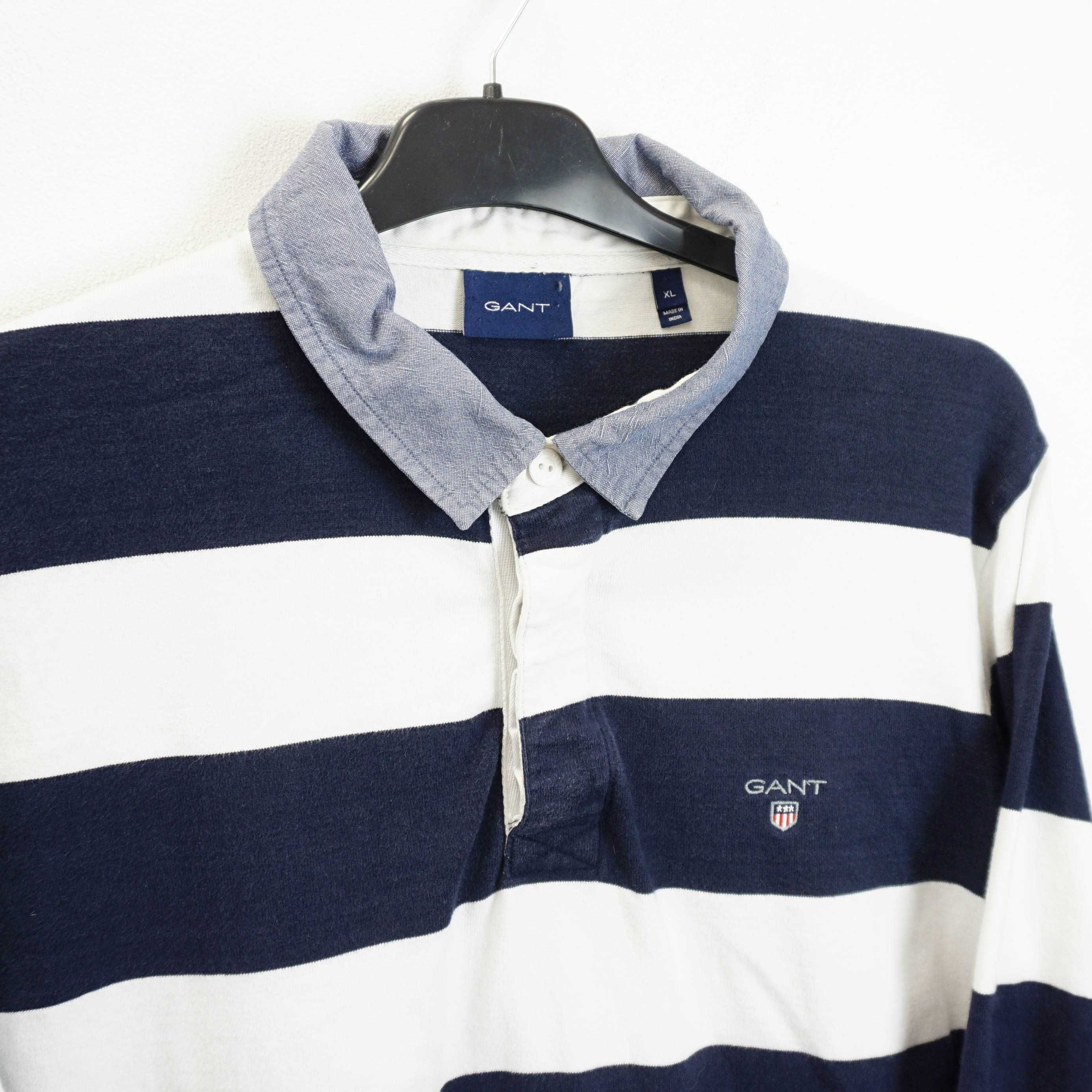 GANT Rugby Shirt оригинална блуза с яка - XL