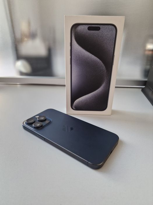 Iphone 15 Pro Max 256GB Titanium Blue.