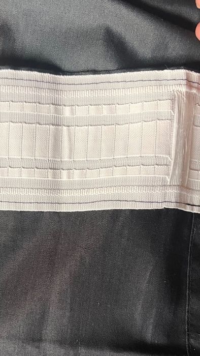 10 бр. Черни пердета 145 х 300 см (завеси)