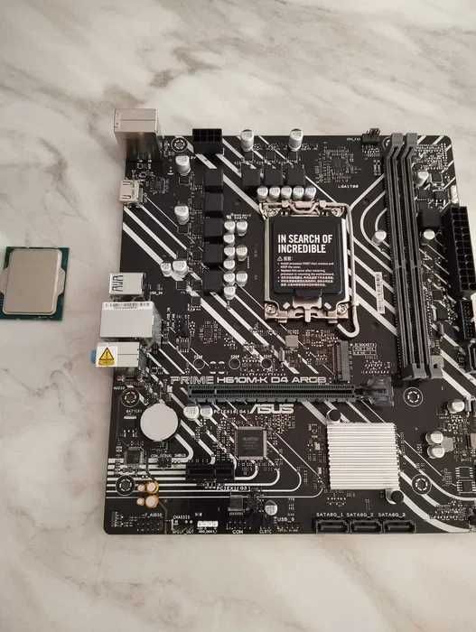 Комплект Intel Core I5 13500 и ASUS H610M-K D4 ARGB