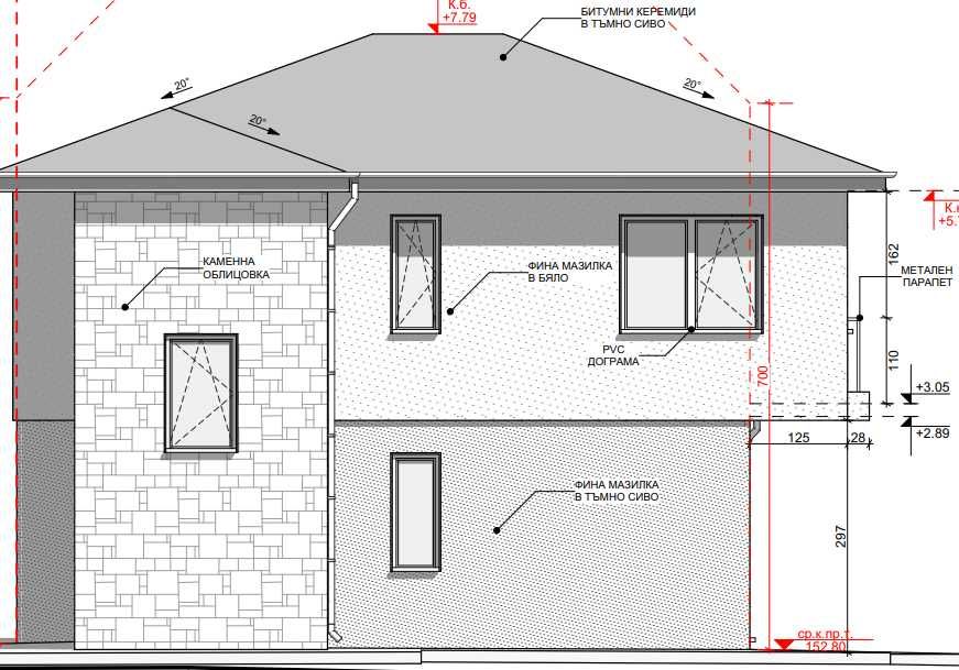 Нова двуетажна къща в бързоразвиващия се район - м-т Зеленика