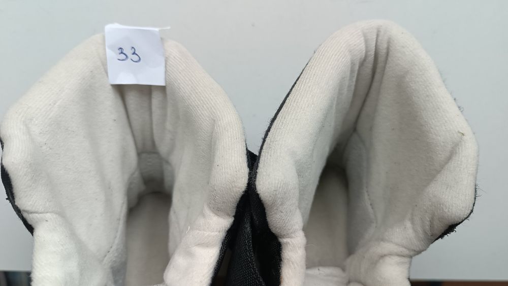 Зимни топли ботуши, водоустойчиви, за преходи в сняг, черни - 31 и 33