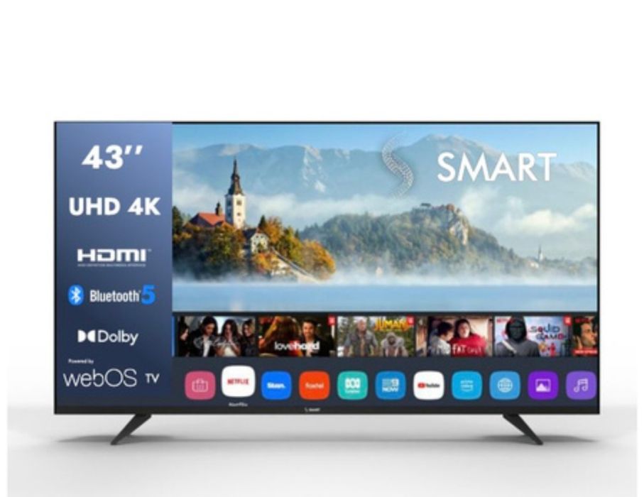 Moonx 43MW805 WebOS TV — Smart tizim, Full HD sifat va super narx