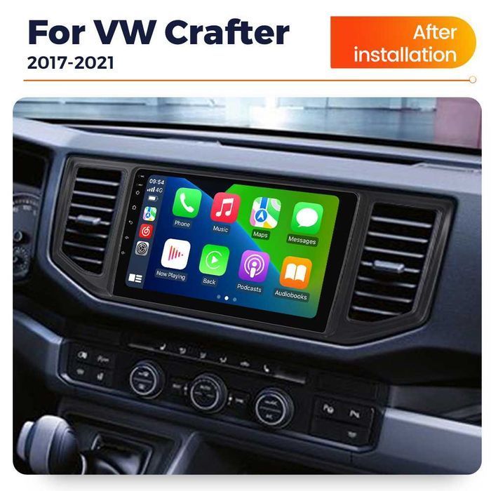 Navigatie Android 14 VW Crafter Man TGE 2017 1/8 Gb  CarPlay + CAMERA