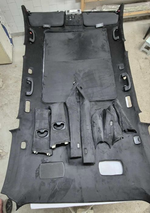 БМВ Е61 алкантара таван с панорама