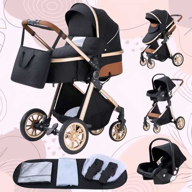 ‼️ NOU Carucior Bebe 3 in 1 Bebelus Landou Copii Pliabil Smart + CADOU