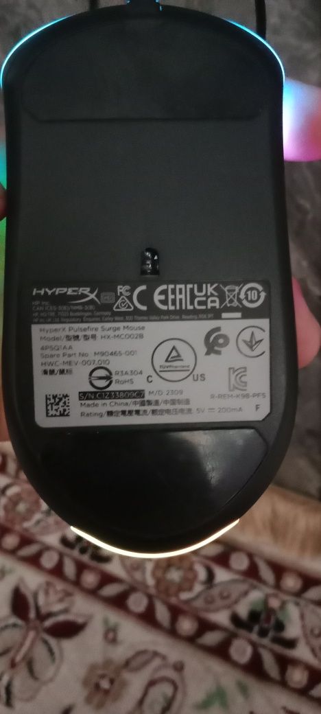 Игровая, мышь HyperX